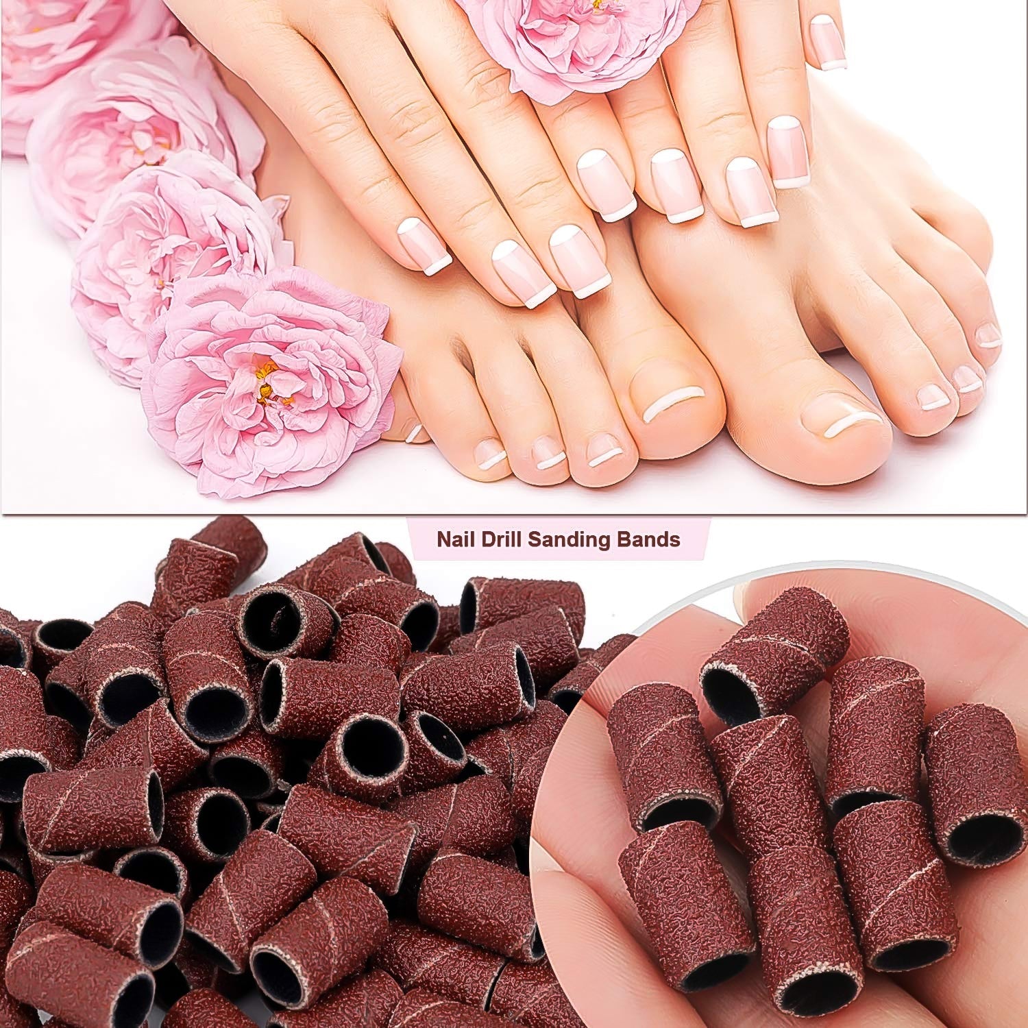 Nail Drill Sanding Band Machine Replacement Bits Pedicure Tool (10 Pcs Set) Nail Drill Sanding Band Machine Replacement Bits Pedicure Tool (10 Pcs Set)
